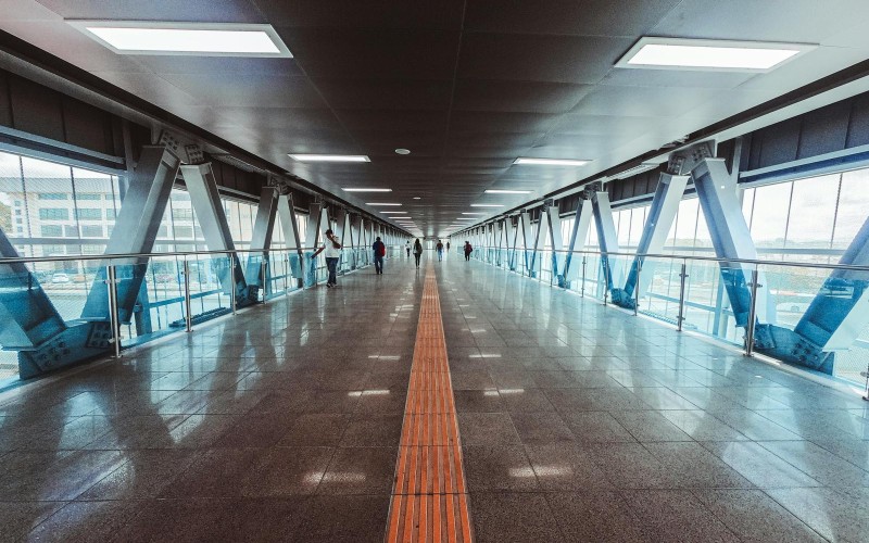 Piso industrial polido